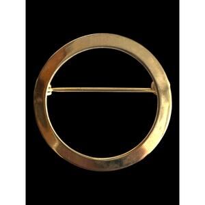 Circle Pin Twelve karat gold filled  | euc